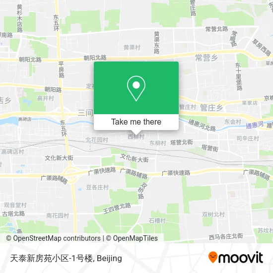 天泰新房苑小区-1号楼 map