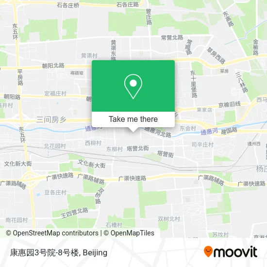 康惠园3号院-8号楼 map