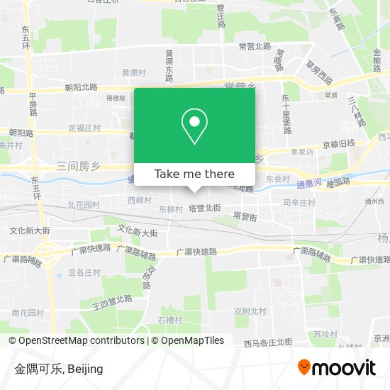 金隅可乐 map