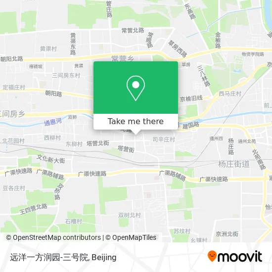 远洋一方润园-三号院 map