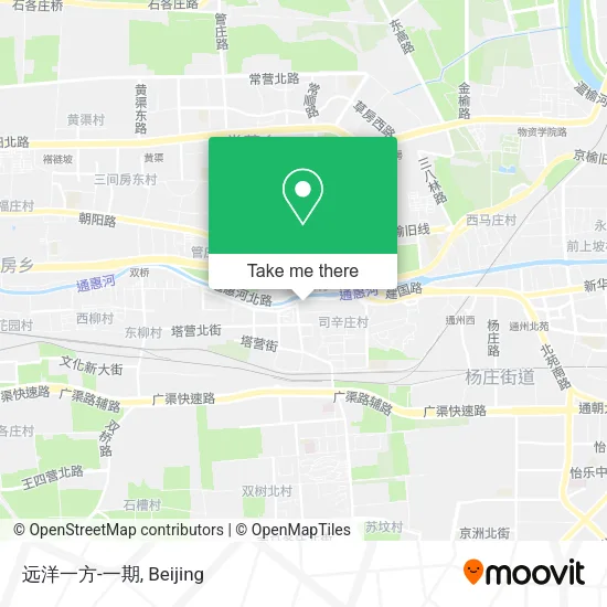 远洋一方-一期 map