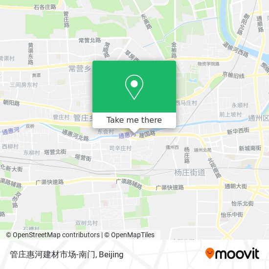 管庄惠河建材市场-南门 map