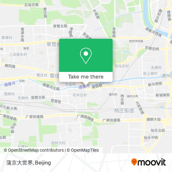 蒲京大世界 map