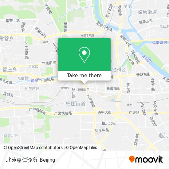 北苑惠仁诊所 map