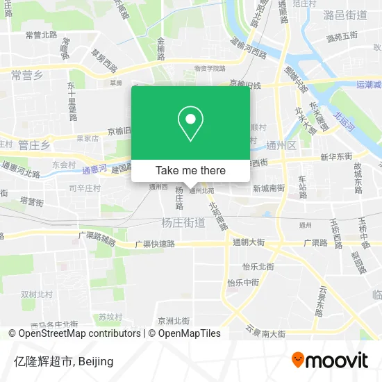 亿隆辉超市 map