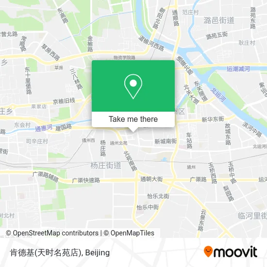 肯德基(天时名苑店) map