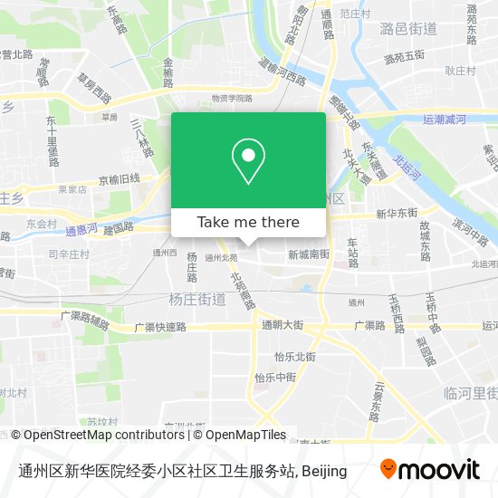 通州区新华医院经委小区社区卫生服务站 map