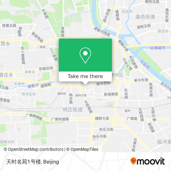 天时名苑1号楼 map