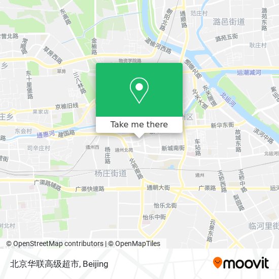 北京华联高级超市 map