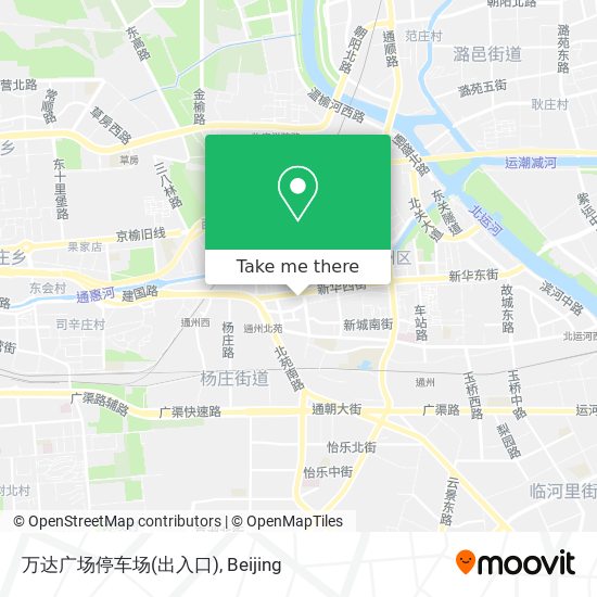 万达广场停车场(出入口) map