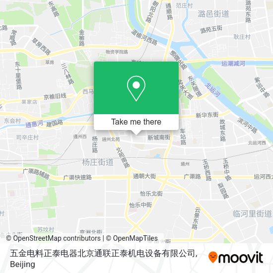 五金电料正泰电器北京通联正泰机电设备有限公司 map
