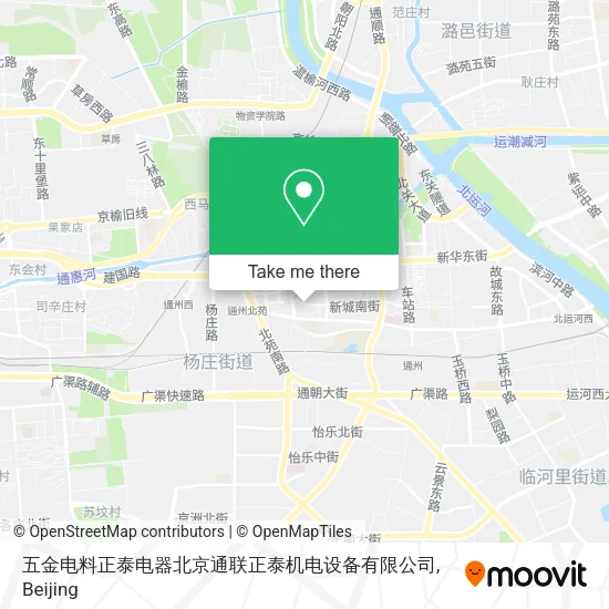 五金电料正泰电器北京通联正泰机电设备有限公司 map