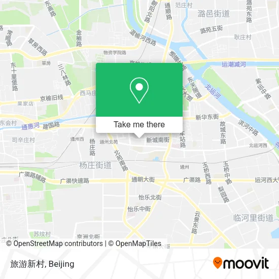 旅游新村 map