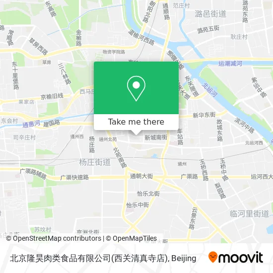 北京隆昊肉类食品有限公司(西关清真寺店) map