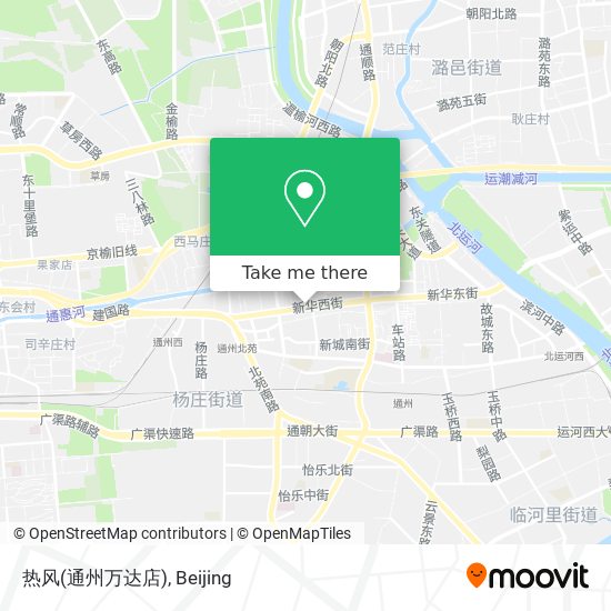 热风(通州万达店) map