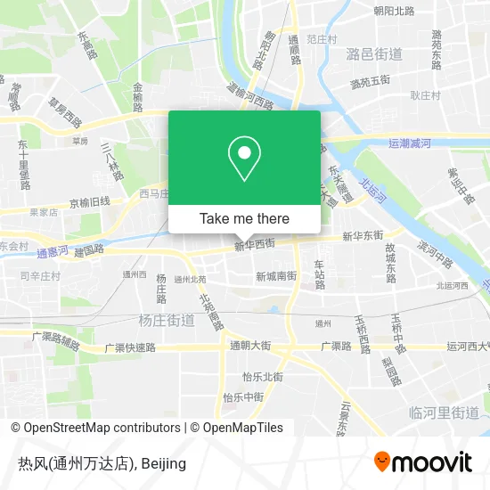 热风(通州万达店) map
