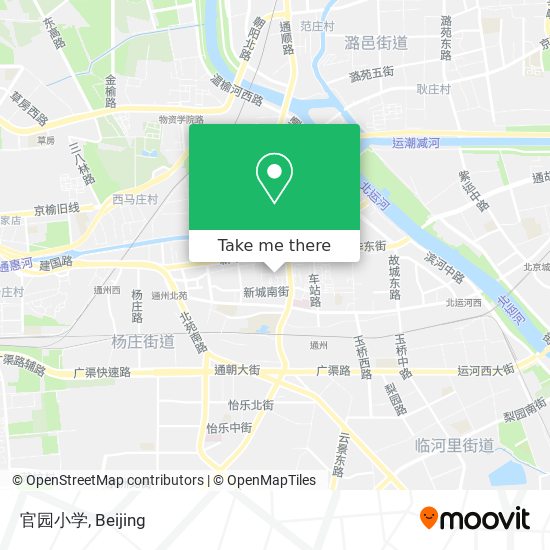 官园小学 map