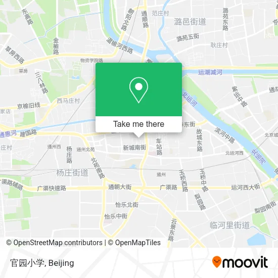官园小学 map