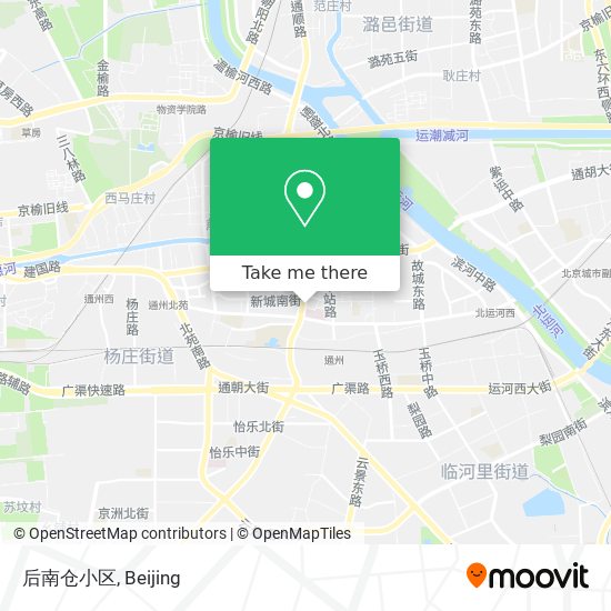后南仓小区 map