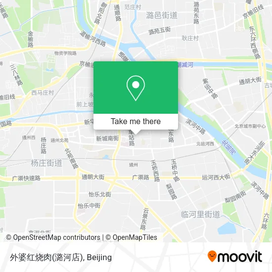 外婆红烧肉(潞河店) map