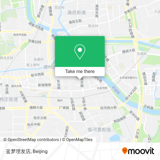 蓝梦理发店 map