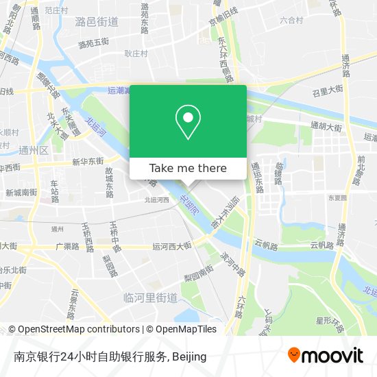 南京银行24小时自助银行服务 map