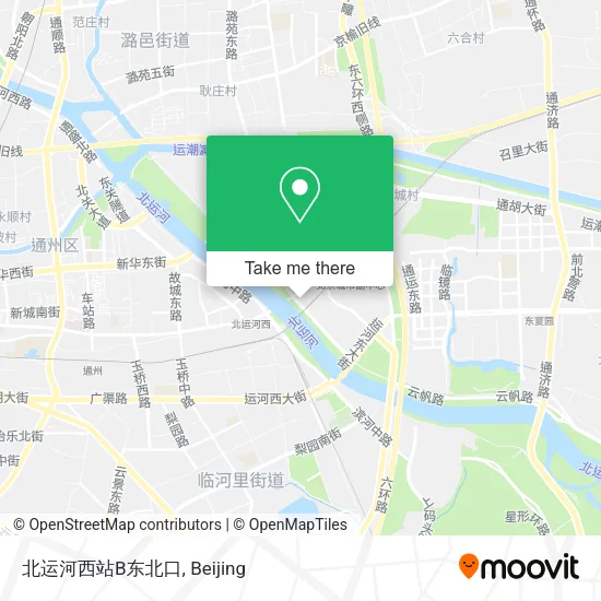 北运河西站B东北口 map