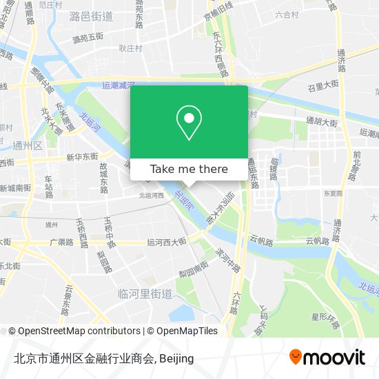 北京市通州区金融行业商会 map