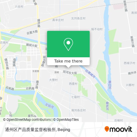 通州区产品质量监督检验所 map