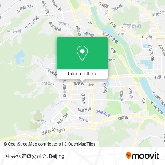 中共永定镇委员会 map