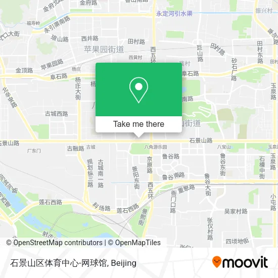 石景山区体育中心-网球馆 map