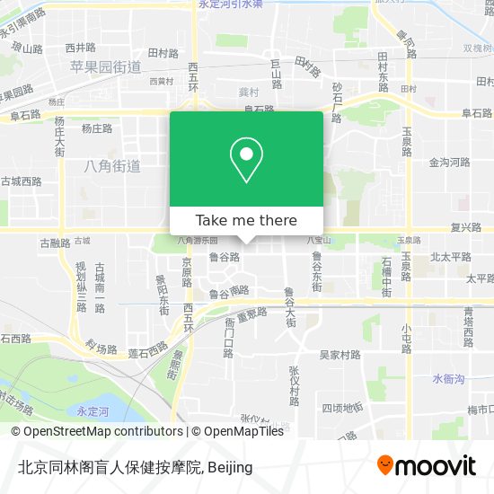 北京同林阁盲人保健按摩院 map