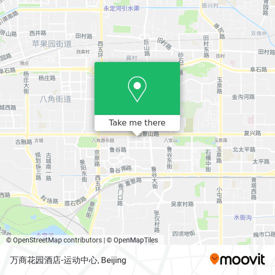 万商花园酒店-运动中心 map