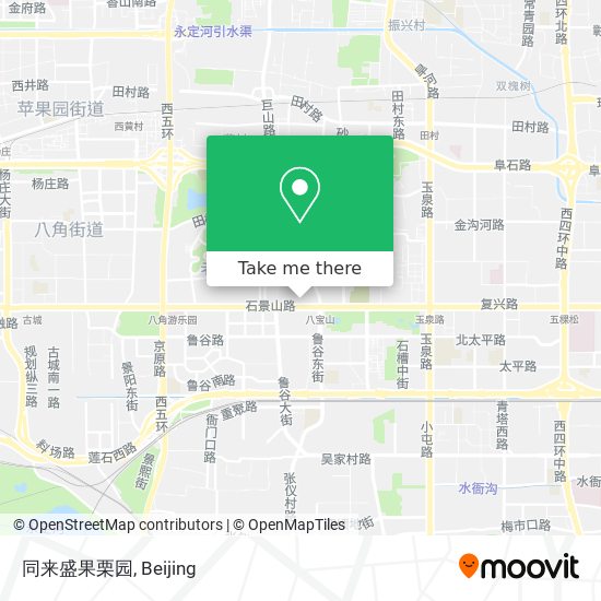 同来盛果栗园 map