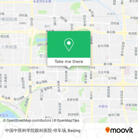 中国中医科学院眼科医院-停车场 map