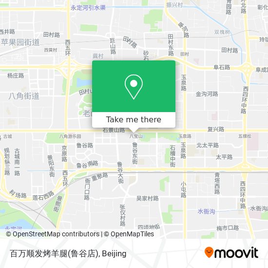 百万顺发烤羊腿(鲁谷店) map