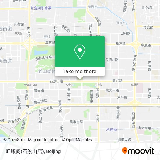 旺顺阁(石景山店) map