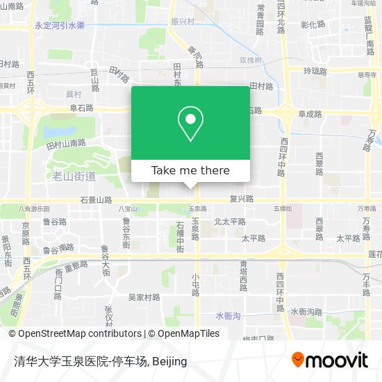 清华大学玉泉医院-停车场 map