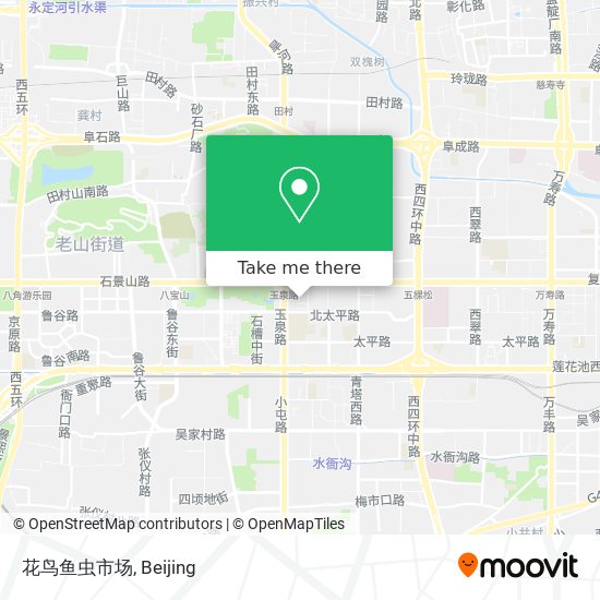 花鸟鱼虫市场 map