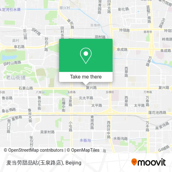 麦当劳甜品站(玉泉路店) map