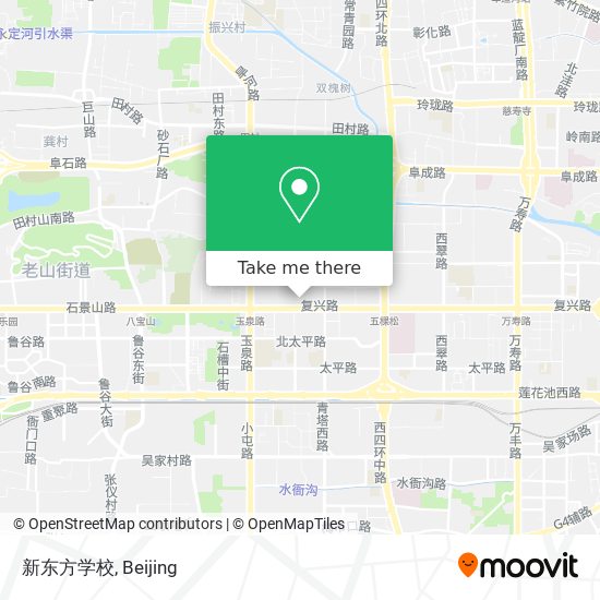 新东方学校 map