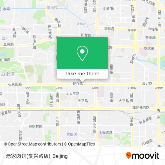 老家肉饼(复兴路店) map