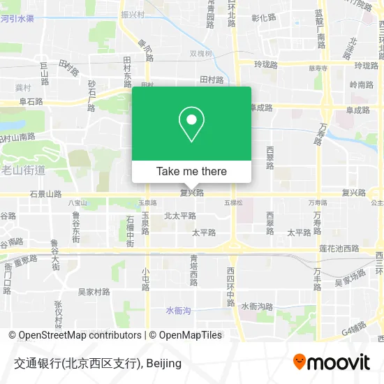 交通银行(北京西区支行) map