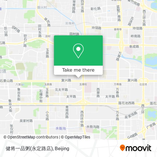 健将一品粥(永定路店) map