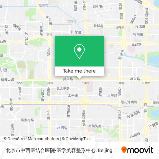 北京市中西医结合医院-医学美容整形中心 map