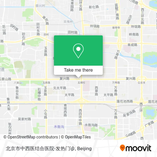 北京市中西医结合医院-发热门诊 map