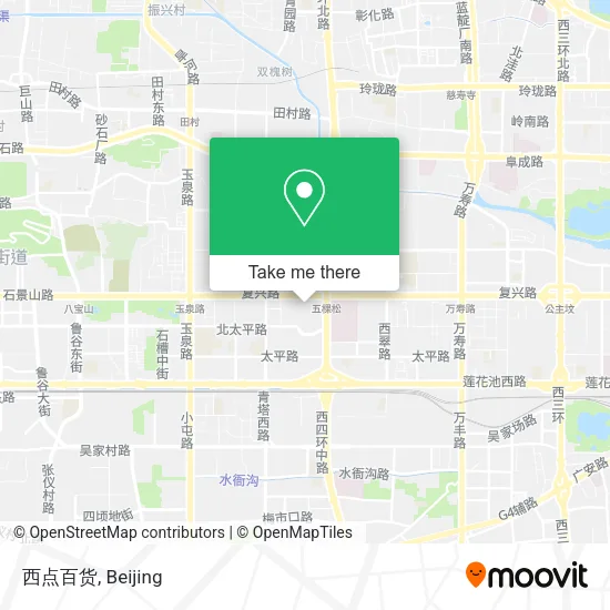 西点百货 map