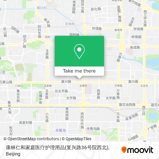 康林仁和家庭医疗护理用品(复兴路36号院西北) map
