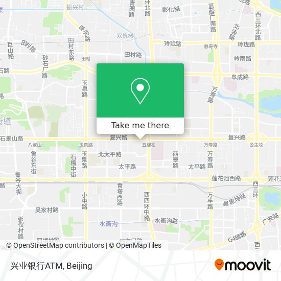 兴业银行ATM map