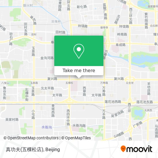 真功夫(五棵松店) map